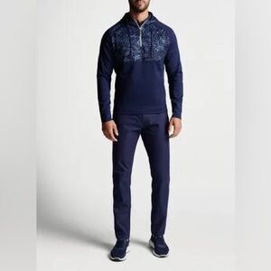 Peter Millar Hyperlight Weld Hybrid Half-Zip Golf Hoodie